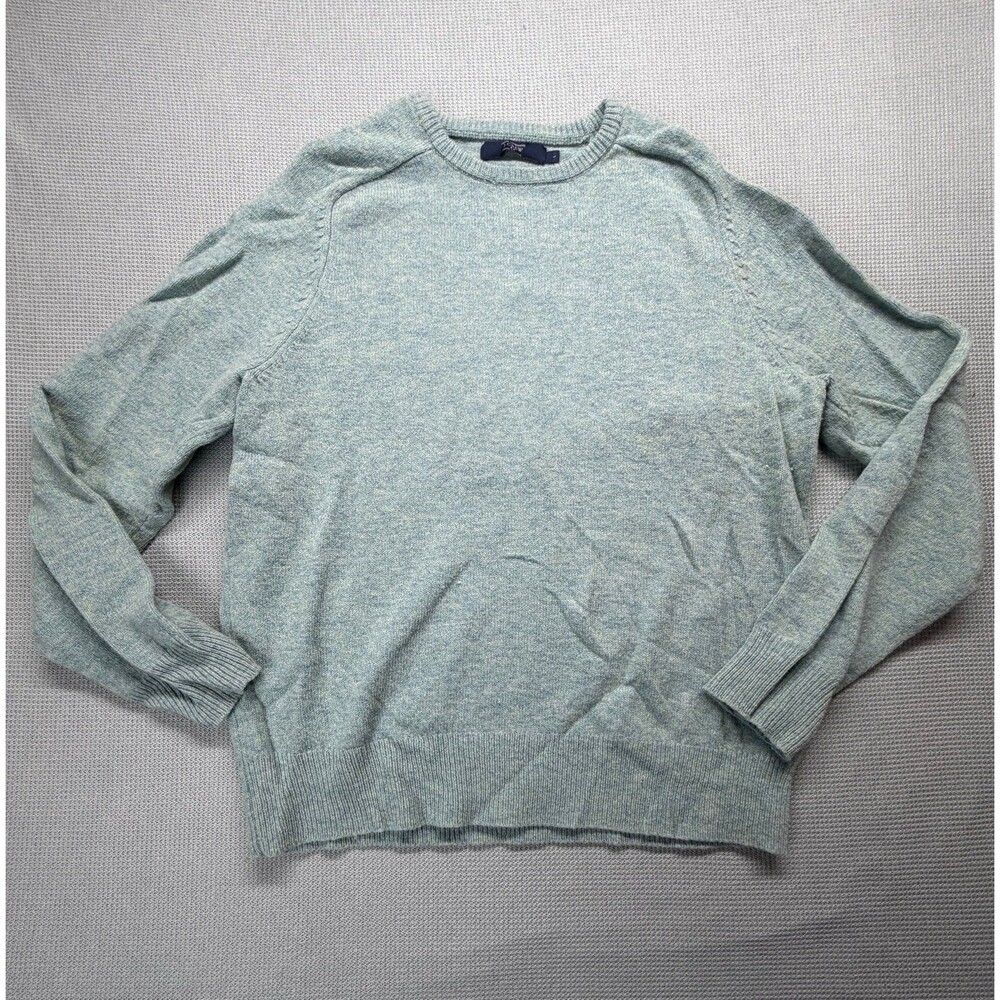 J Crew 100% Lambswool Crewneck Knit Sweater
